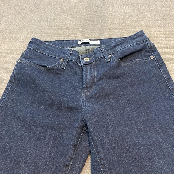 Levi's Legging Jeans Womens 29x30 Hemmed Dark Wash Stretch Skinny Denim Blue - Picture 2 of 13